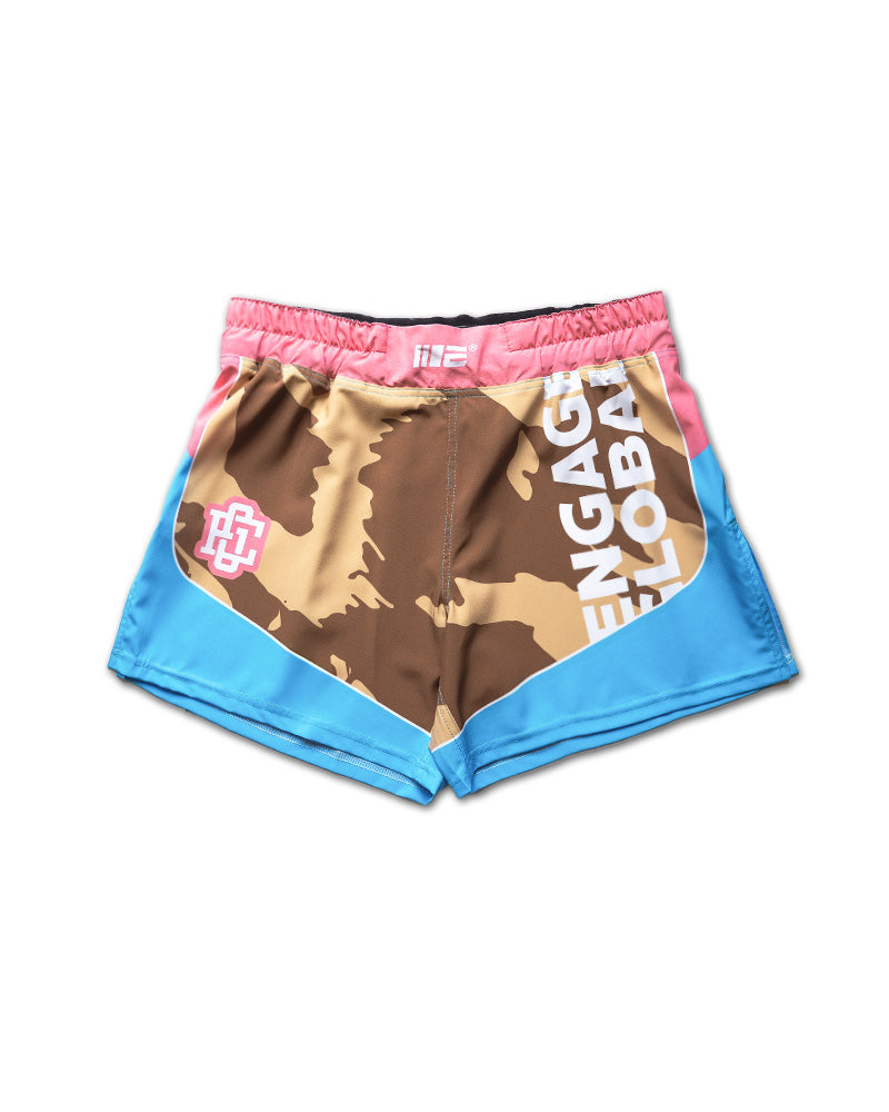 Miami Camo MMA Hybrid Shorts
