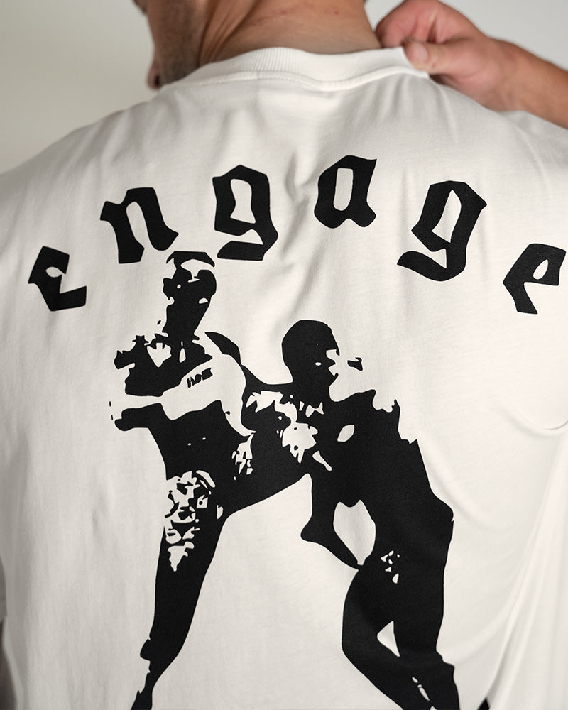 ENGAGE Combat &#39;Izzy&#39; T-Shirt (Off-White)